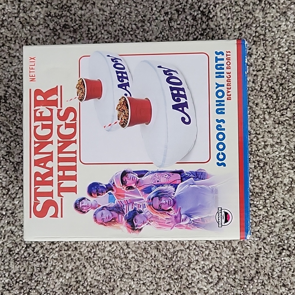 Stranger Things Scoops Ahoy Hats "Beverage Boats"